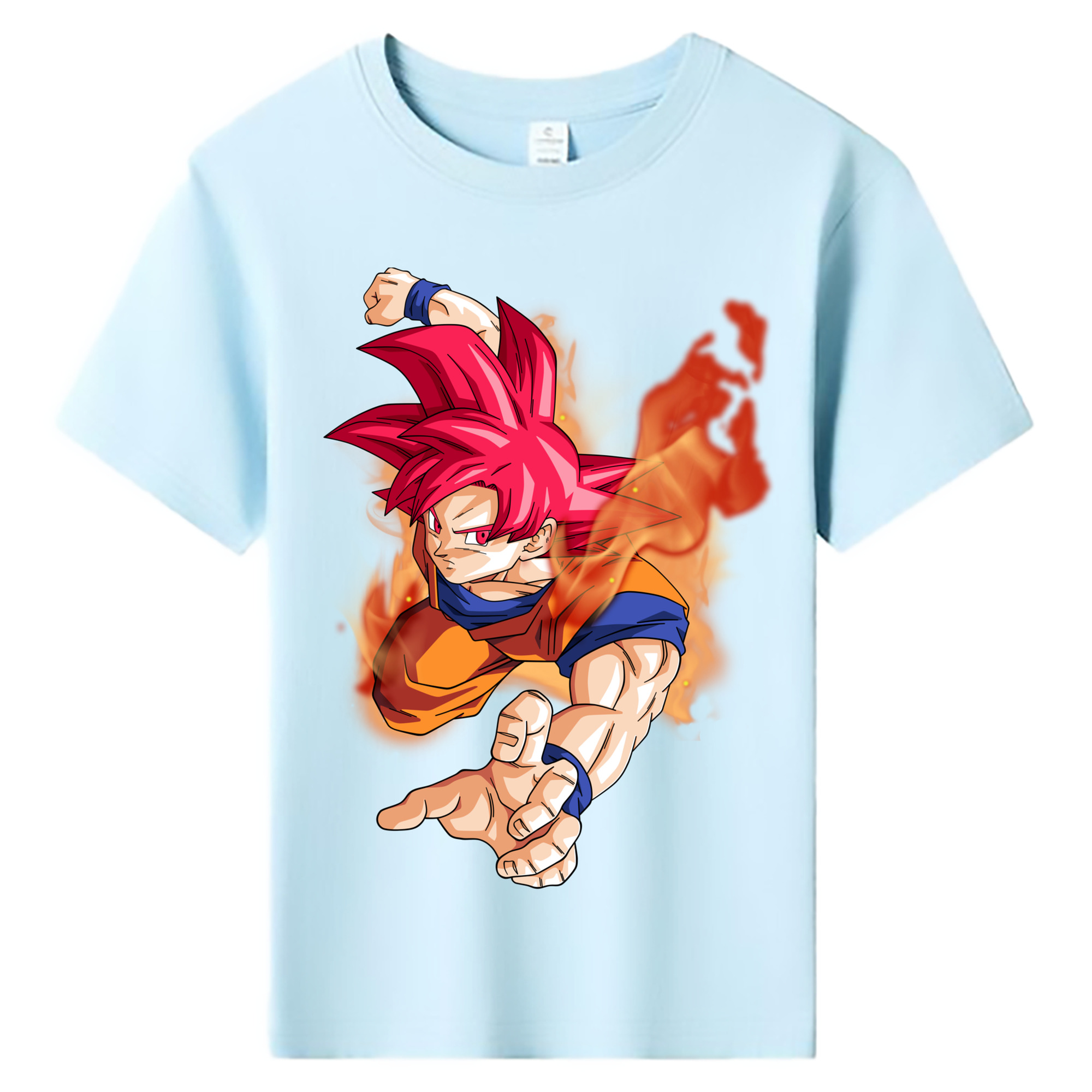 （画像用） ドラゴンボール 孫悟空（そん ごくう）Son Goku カカロット DRAGON BALL Kakarotto 綿100％キッズTシャツ（フロントプリント）